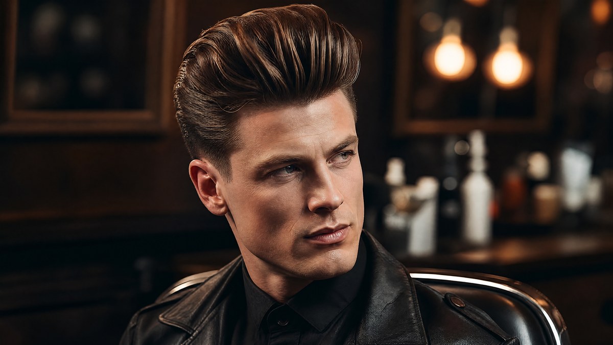 Pompadour: стрижка для смелых